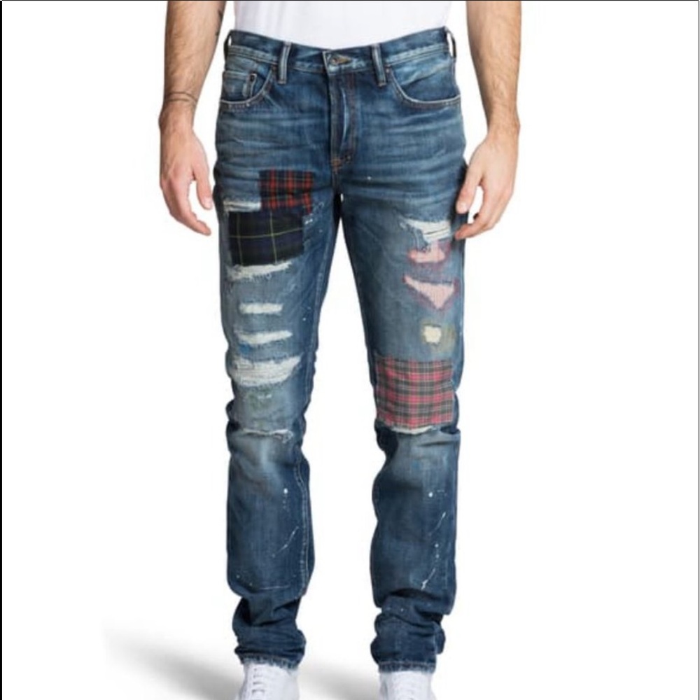 PRPS Le Sabre Slim Fit Jeans In Cimabue